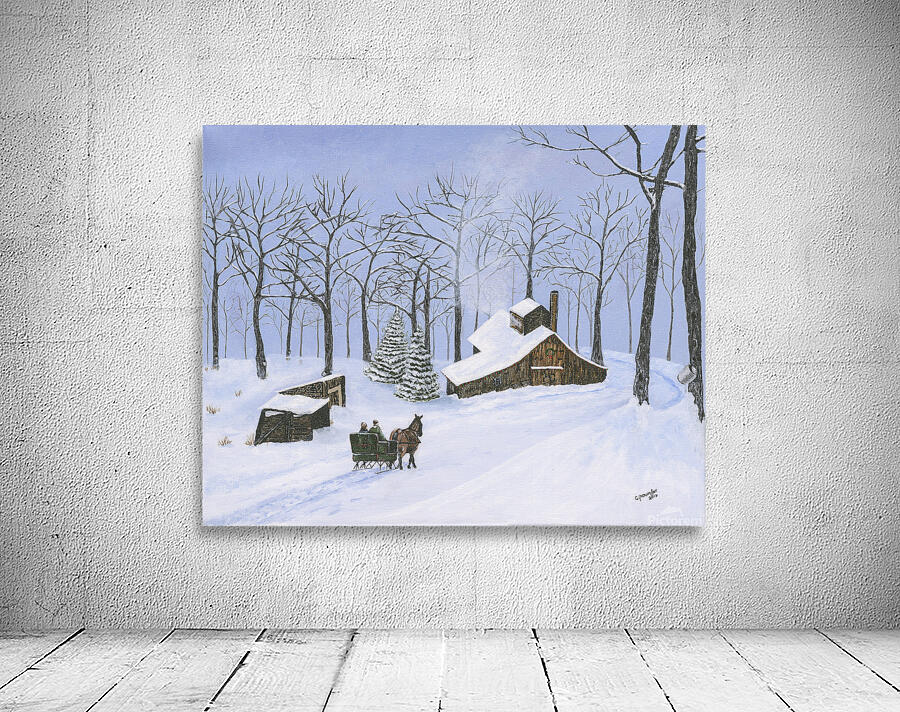 Nostalga - Winter Sleigh Ride Wall Preview