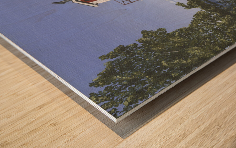 Wallace by the Sea Wood print