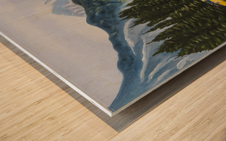 Canadian Adventure Wood print