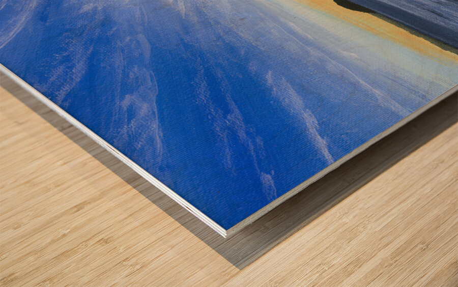 Shoreline Retreat Wood print