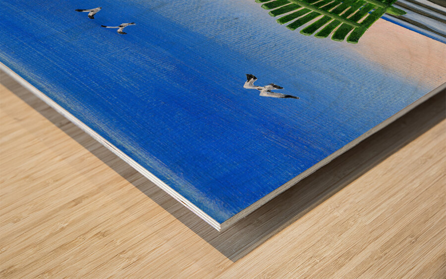 Green Chair Impression sur bois