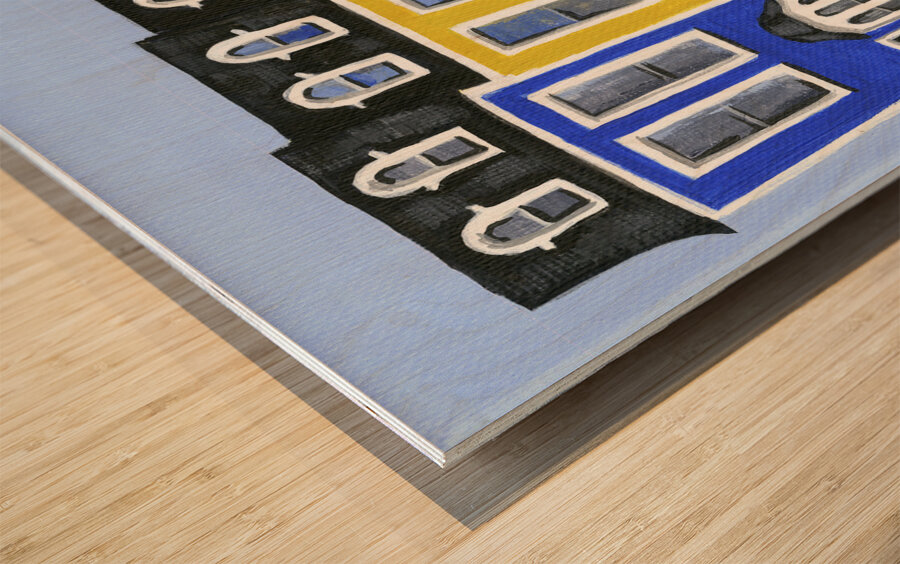 Jellybean Row 1 Wood print