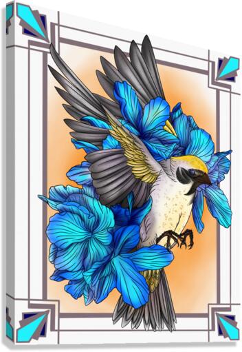Gold Winged Warbler  Canvas Print