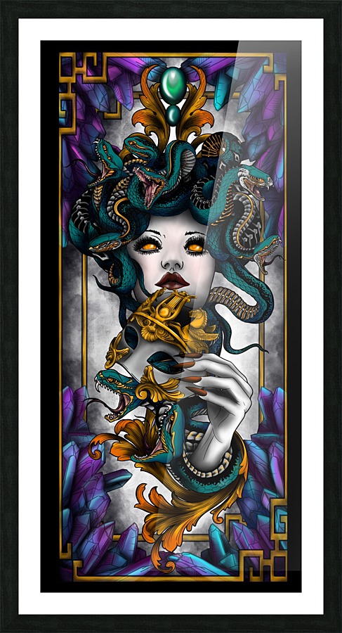 Medusa  Picture Frame print