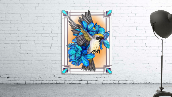 Gold Winged Warbler  Wall Preview
