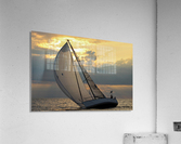 A Boaters Lean Acrylic Print