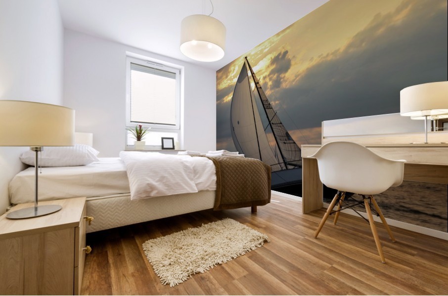 A Boaters Lean Mural print
