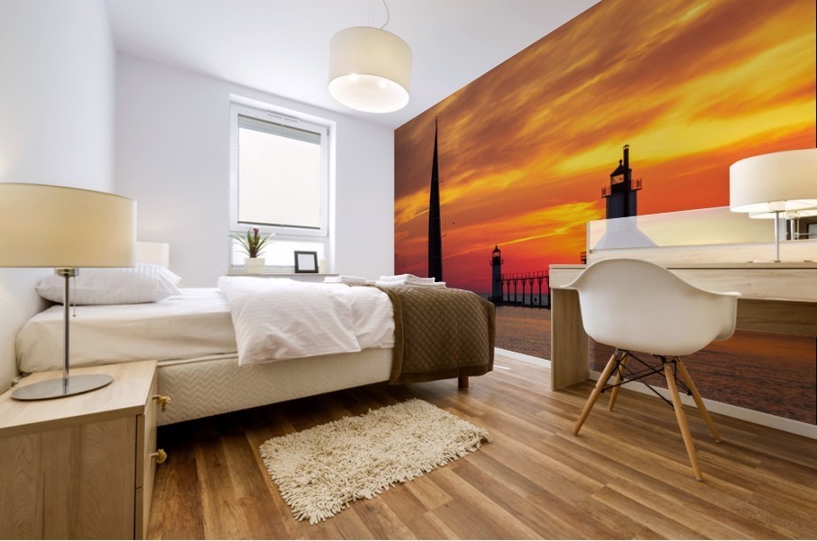 Peaceful Sun Mural print