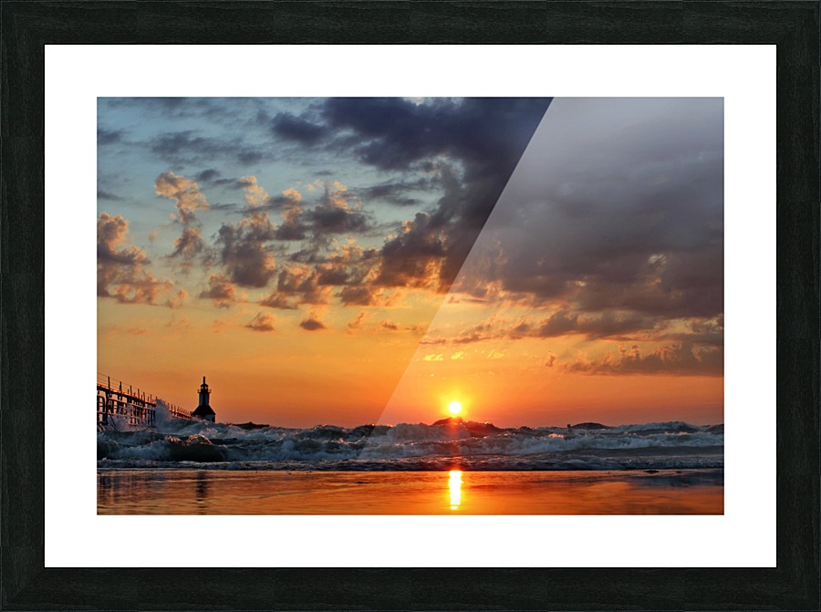 Many Reflections Picture Frame print
