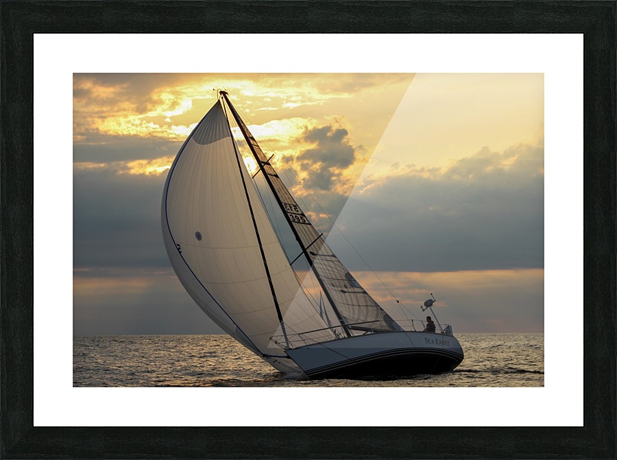 A Boaters Lean Picture Frame print