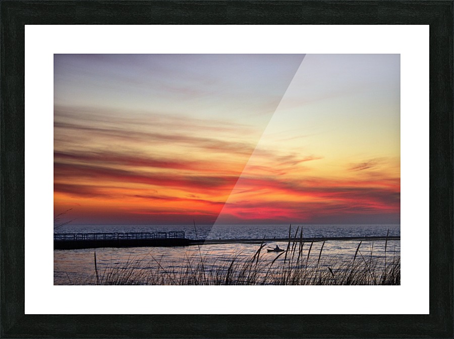 Evening Stroll Picture Frame print