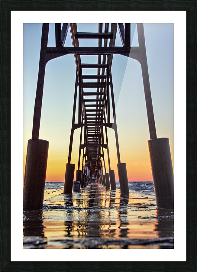 Walking on Glass Picture Frame print