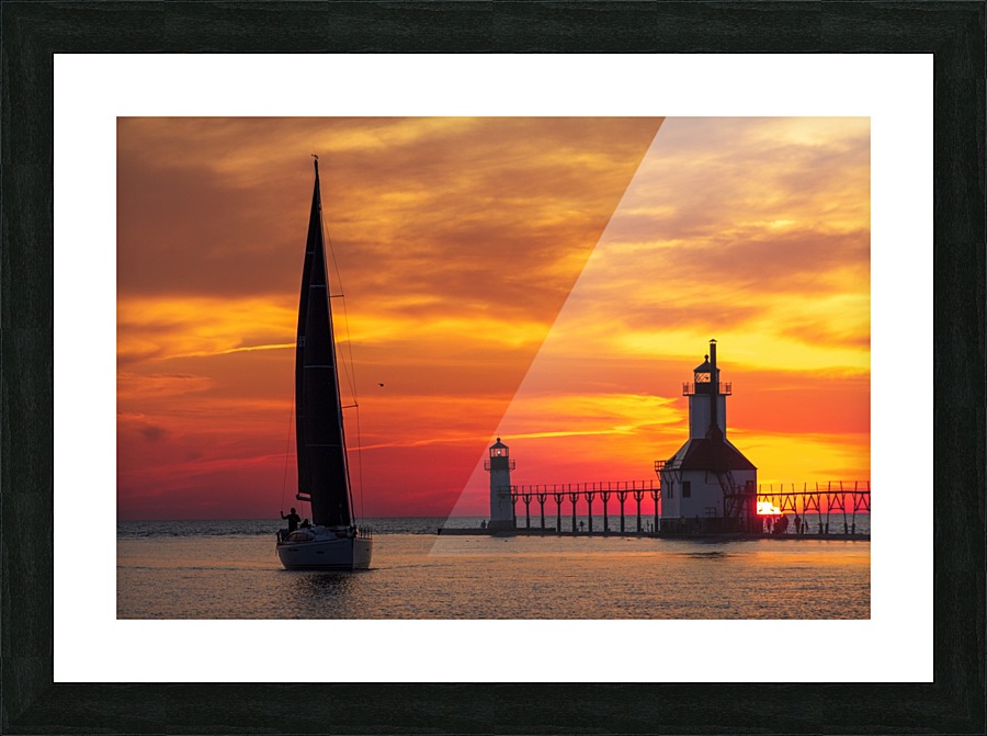 Peaceful Sun Picture Frame print