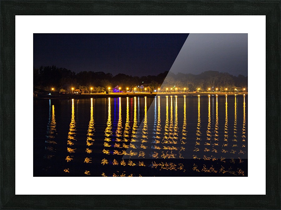 Beach Night Life Picture Frame print