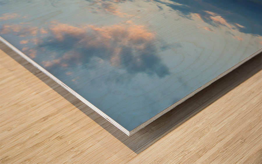 Moving In Wood print
