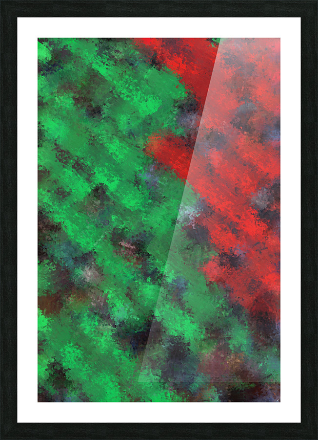 Fuzzy Cross Talk Picture Frame Printing