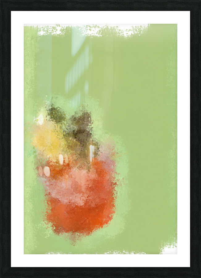 Splashed Picture Frame print