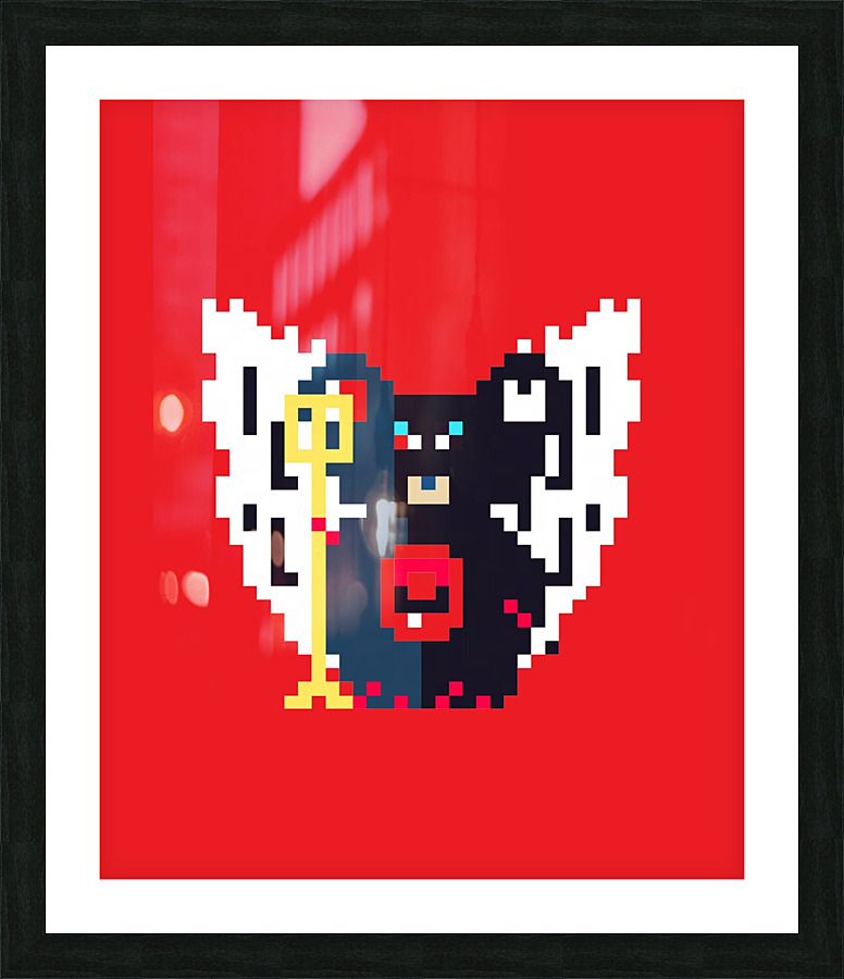 Destroy Bear Number 2 Picture Frame Printing