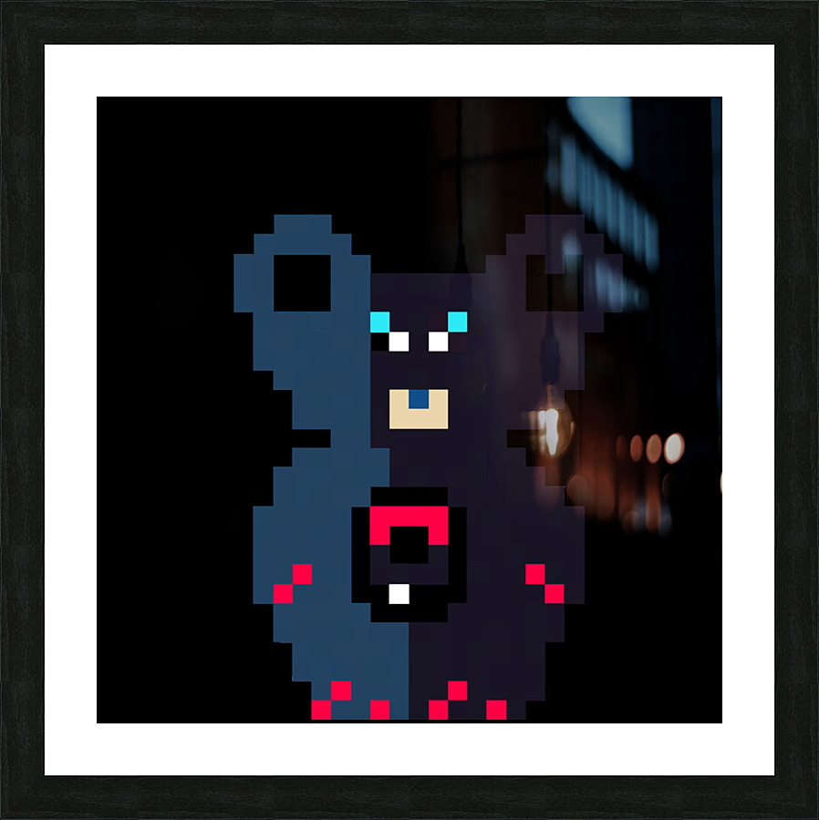 Destroy Bear 1 Picture Frame Printing