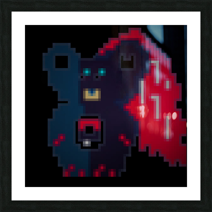 Black Bear Picture Frame Printing