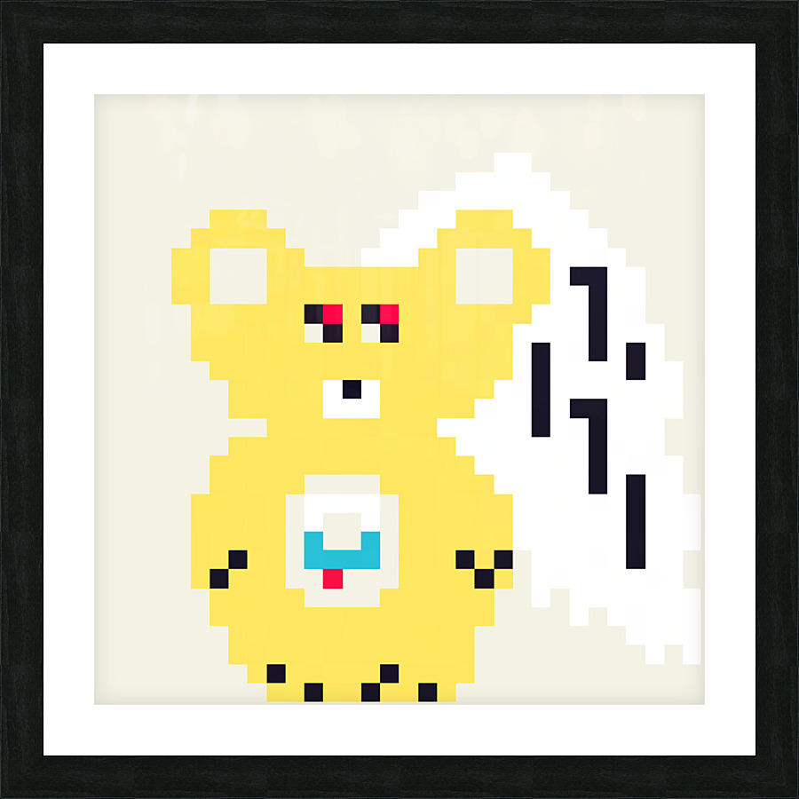 Yellow Bear Picture Frame Printing