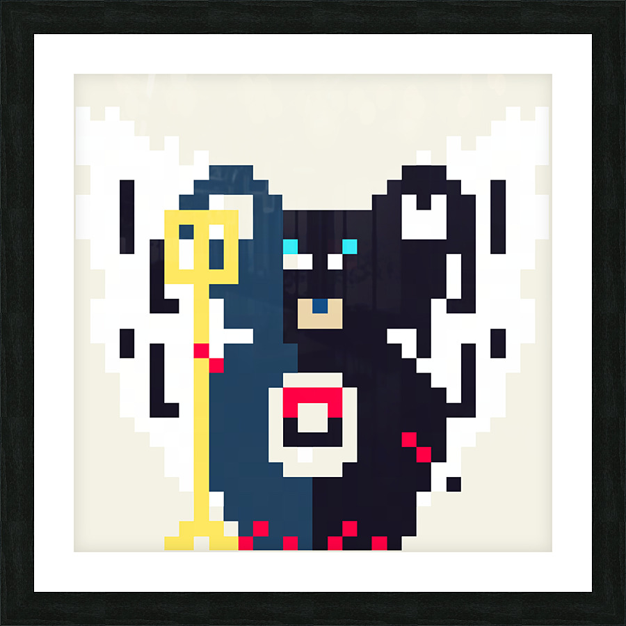Destroy Bear 2 Picture Frame Printing