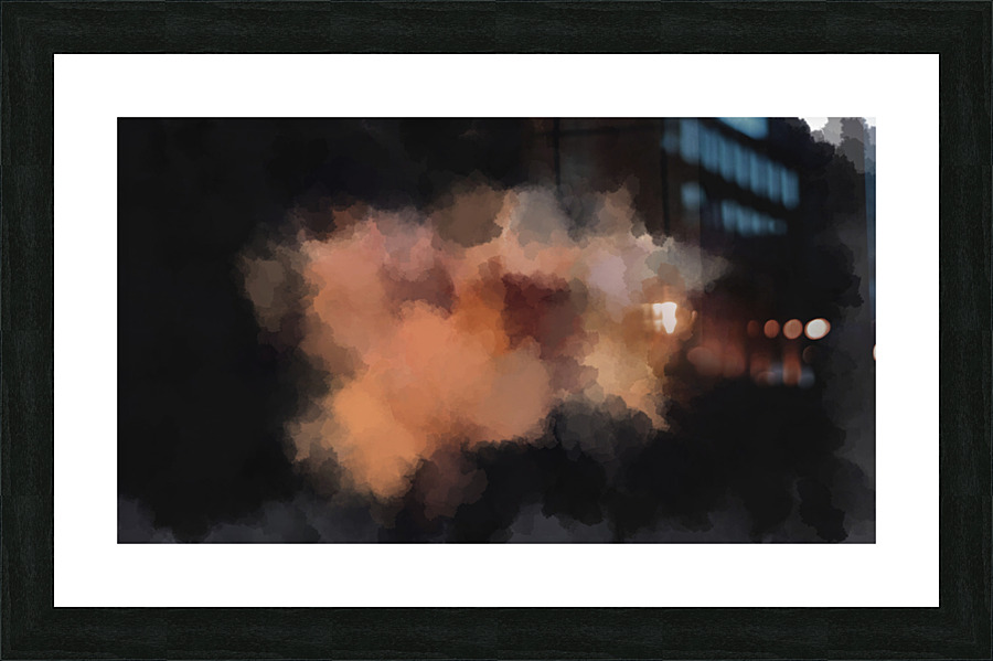SouthernClouds BLK Picture Frame print
