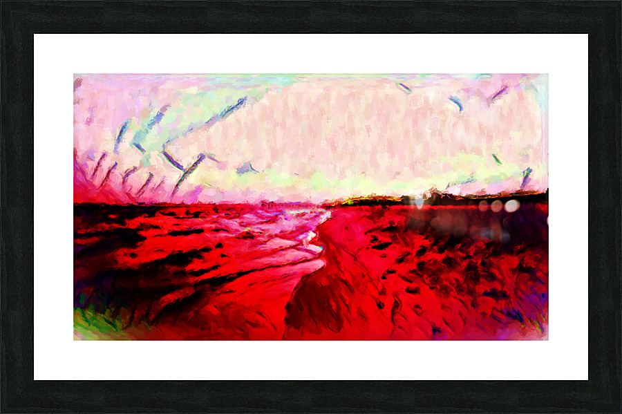 Rubeach Sunset Picture Frame print