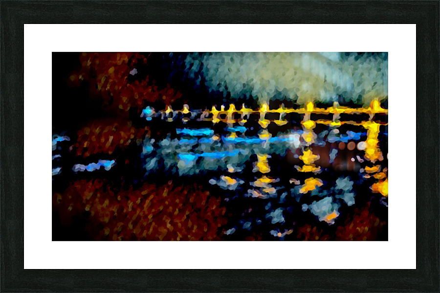 Boardwalk 4 Picture Frame print