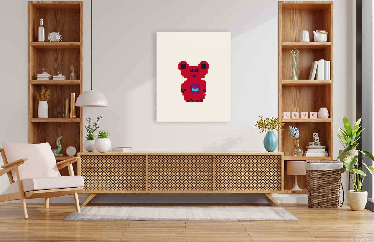 Enemy II Red Bear Eggshell Reproduction