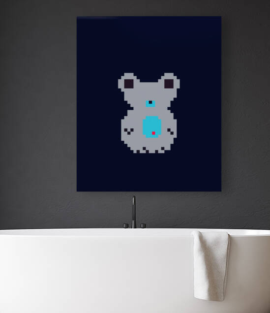 Enemy I Gray Dark Blu Reproduction