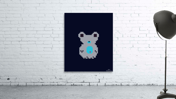 Enemy I Gray Dark Blu Wall Preview