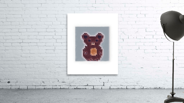 Brown Bear Gray Wall Preview