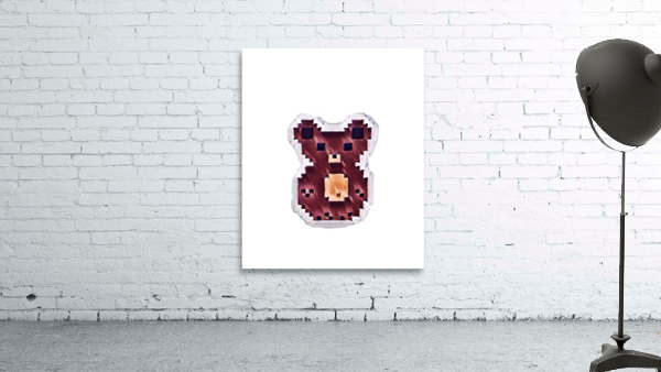 Brown Bear Plushy Wall Preview