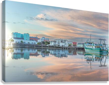 Sunrise on the Boardwalk Canvas Print