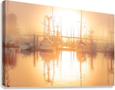 Hazy Sunrise Canvas Print