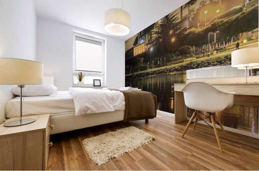 Walking in Moonlight...Carson Mansion Mural print