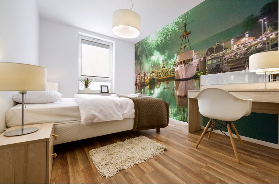 Night of Fireworks Mural print