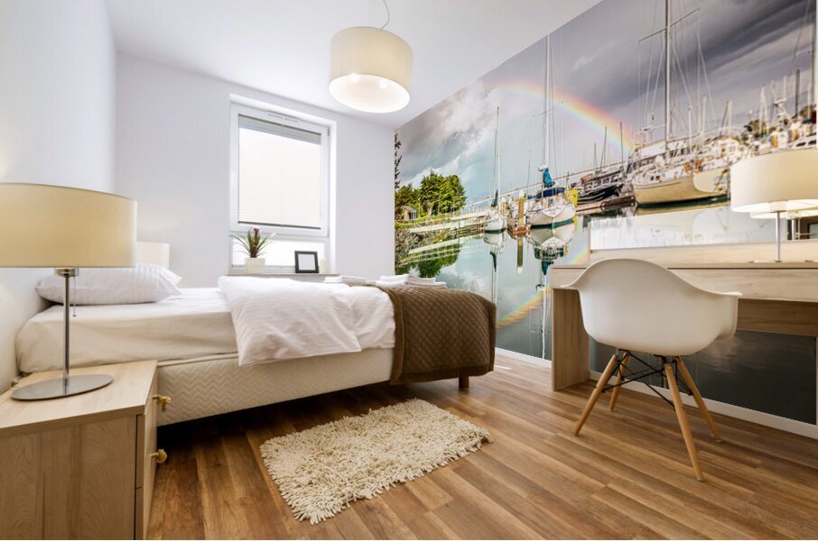 Be a Rainbow Mural print