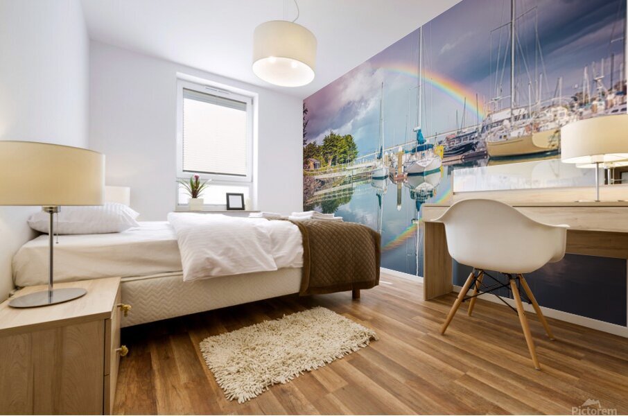 End of the Rainbow Mural print