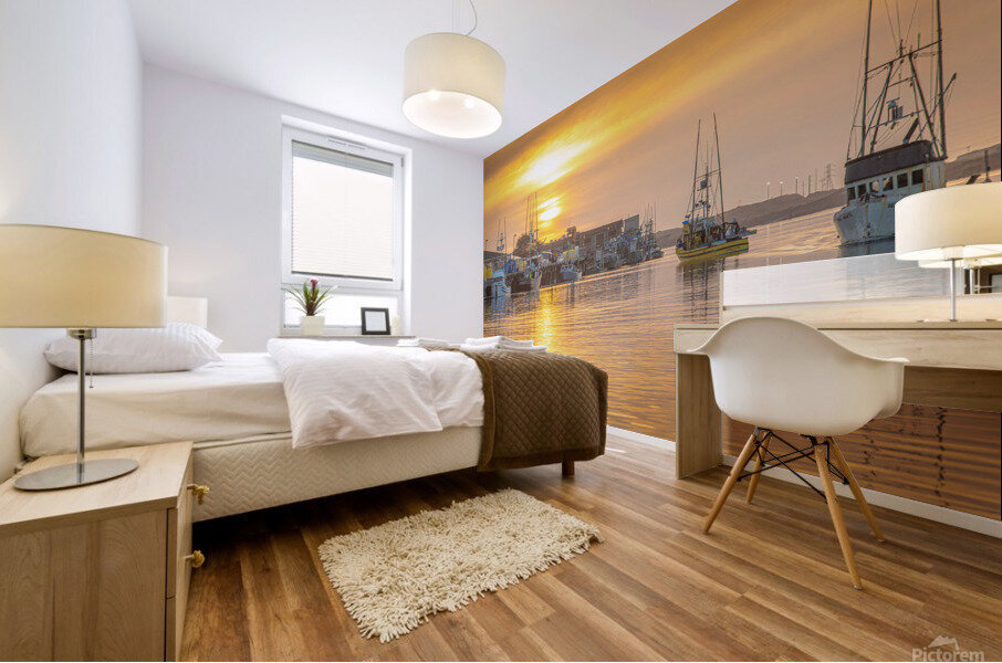 Unloading Mural print