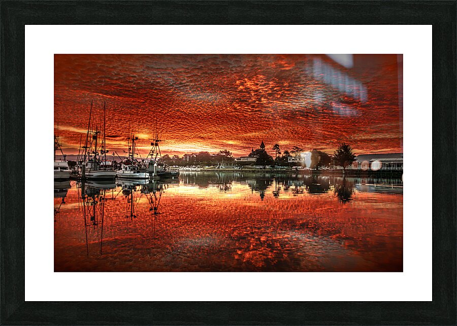 Red Dawn Picture Frame print