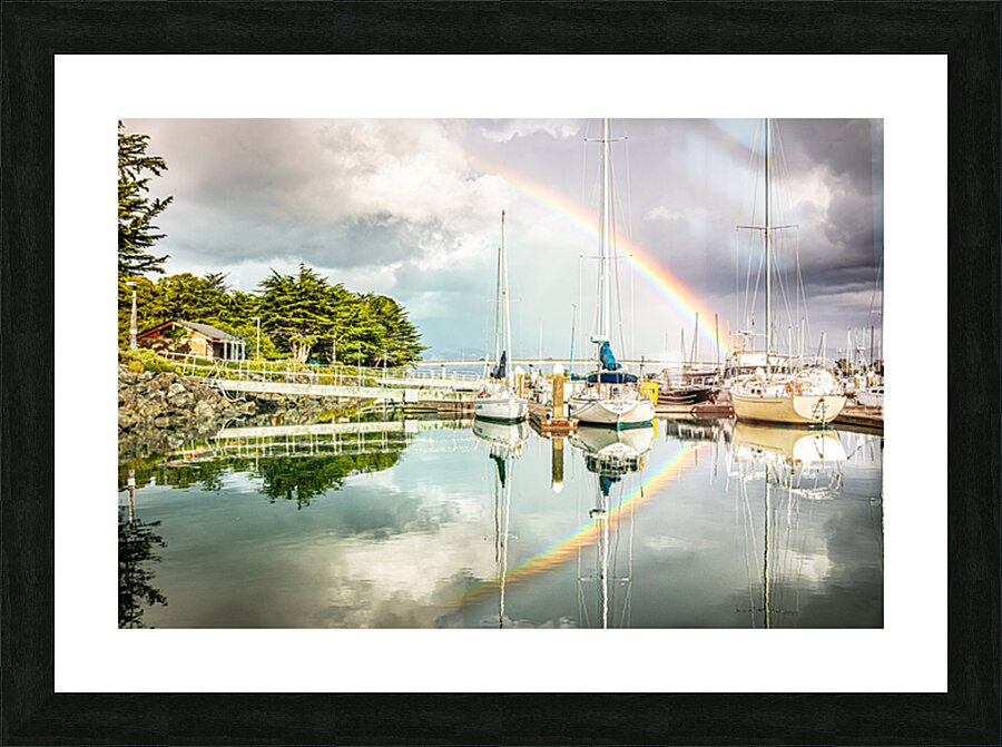 Be a Rainbow Picture Frame print