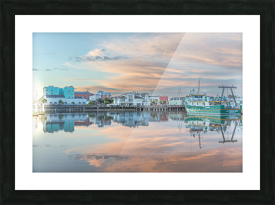 Sunrise on the Boardwalk Picture Frame print