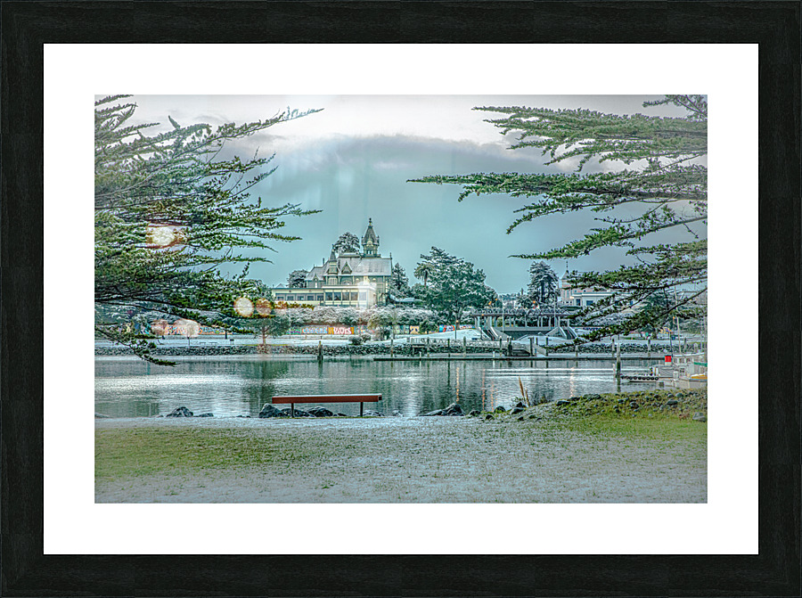 Snow Day Picture Frame print