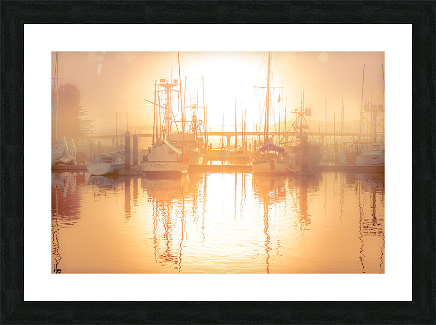 Hazy Sunrise Picture Frame print