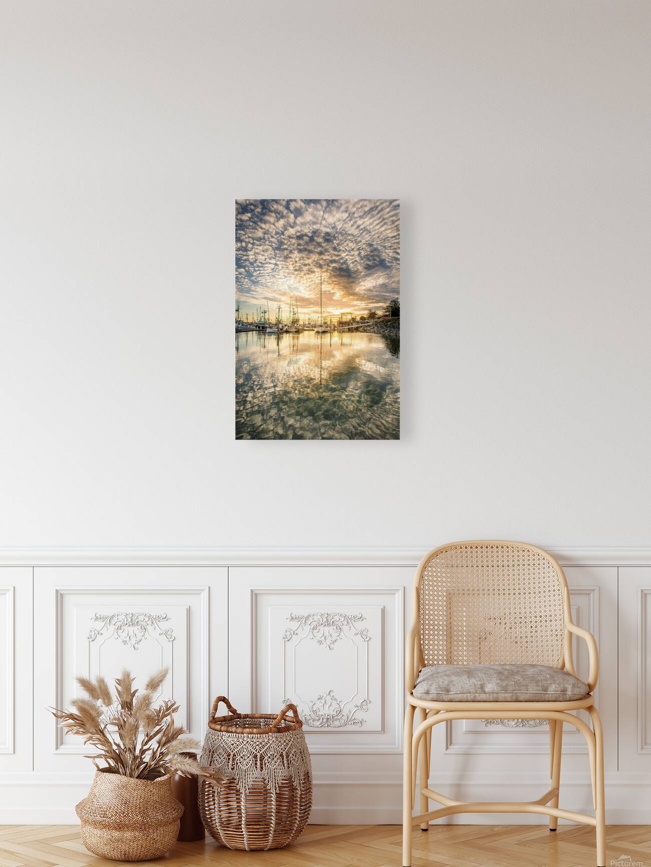 Exploding Sunset Clouds Reproduction