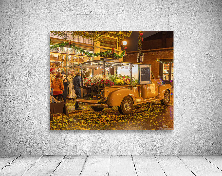 Floral Truck Wall Preview
