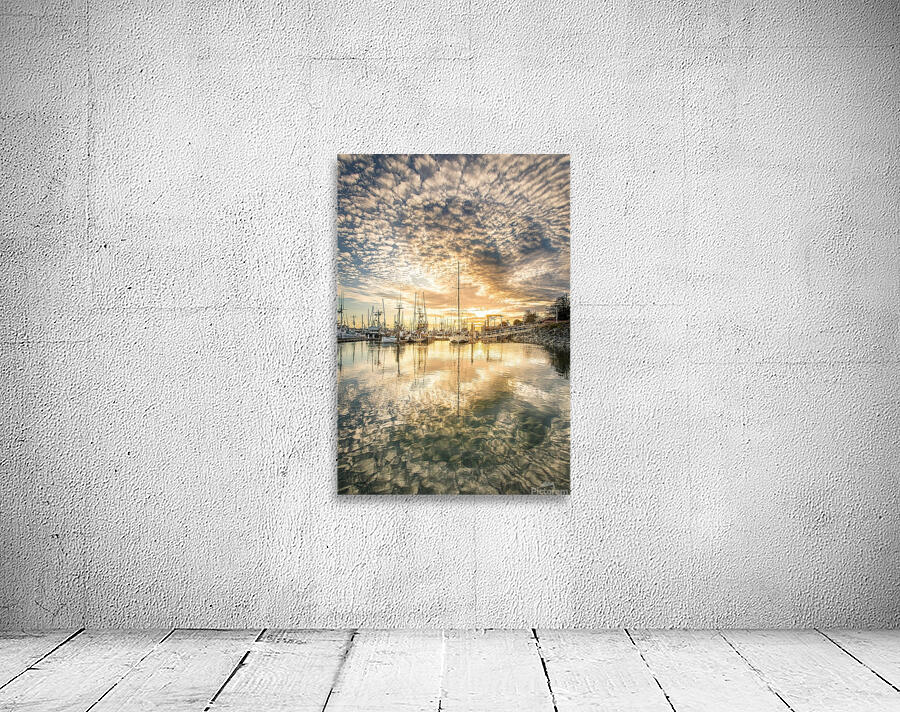 Exploding Sunset Clouds Wall Preview