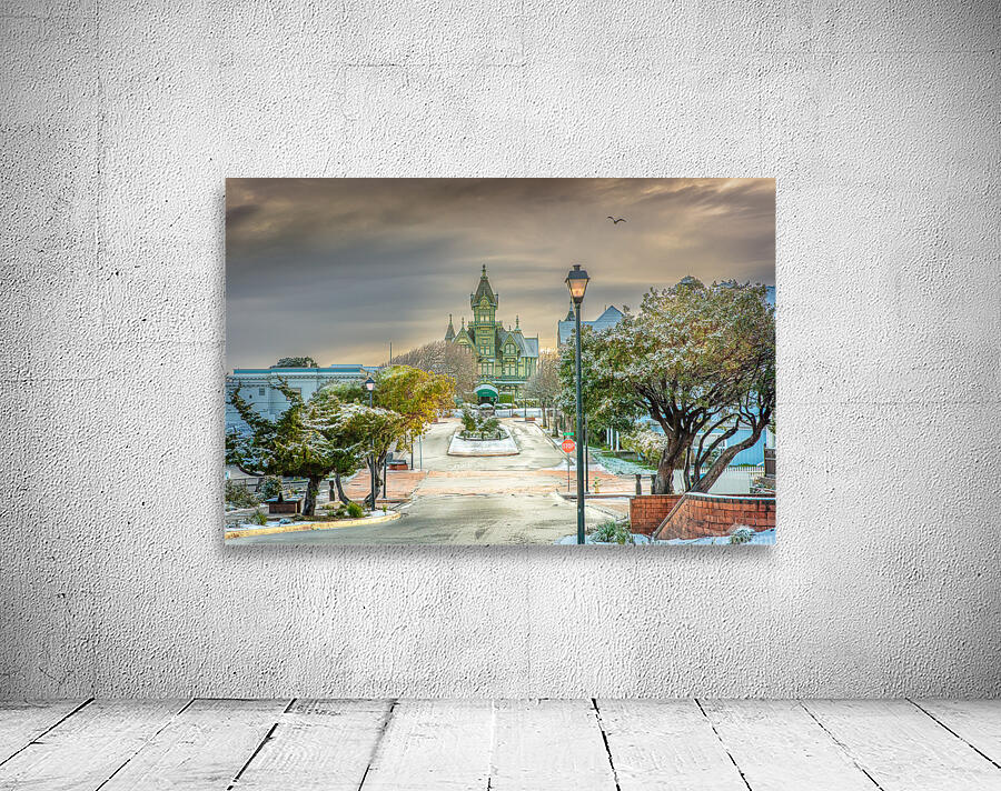 Carson Mansion in the Snow Wall Preview